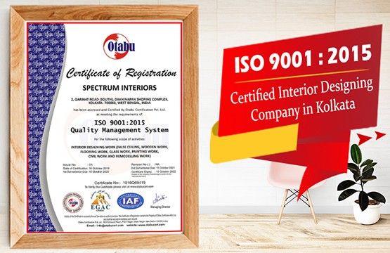 ISO-Certificate (Spectrum Interiors)